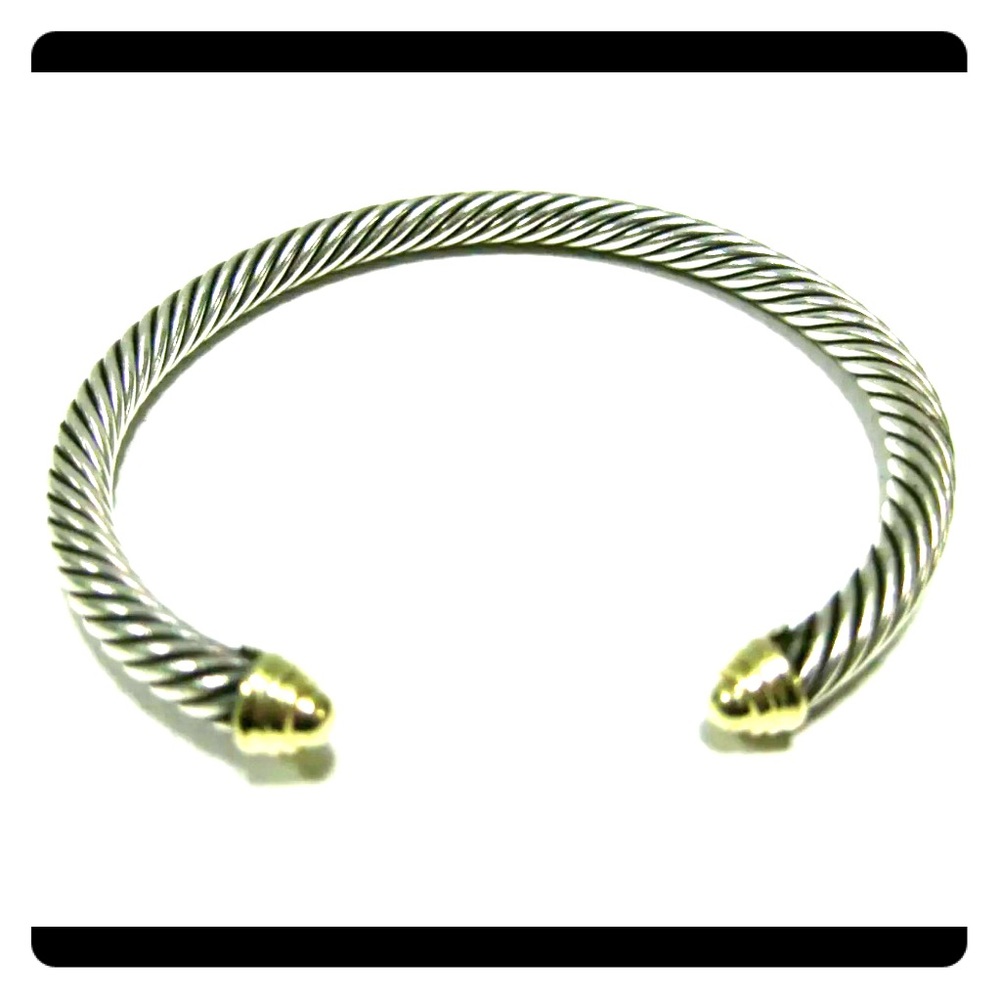 David Yurman 18k gold cable classic bracelet
